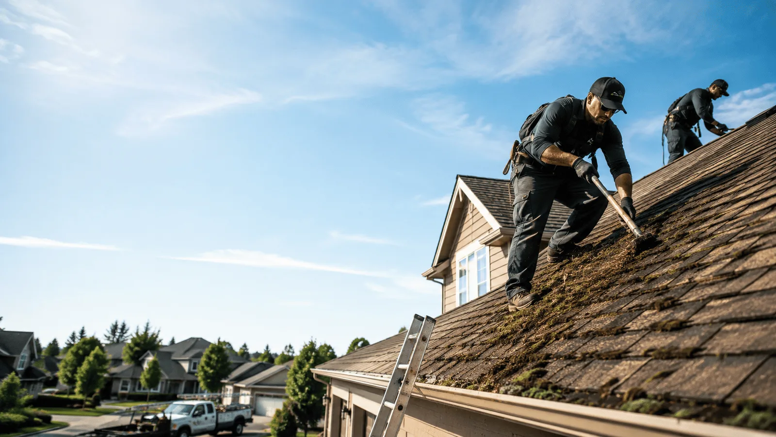 Roof Moss Removal in Waterproof, LA near me